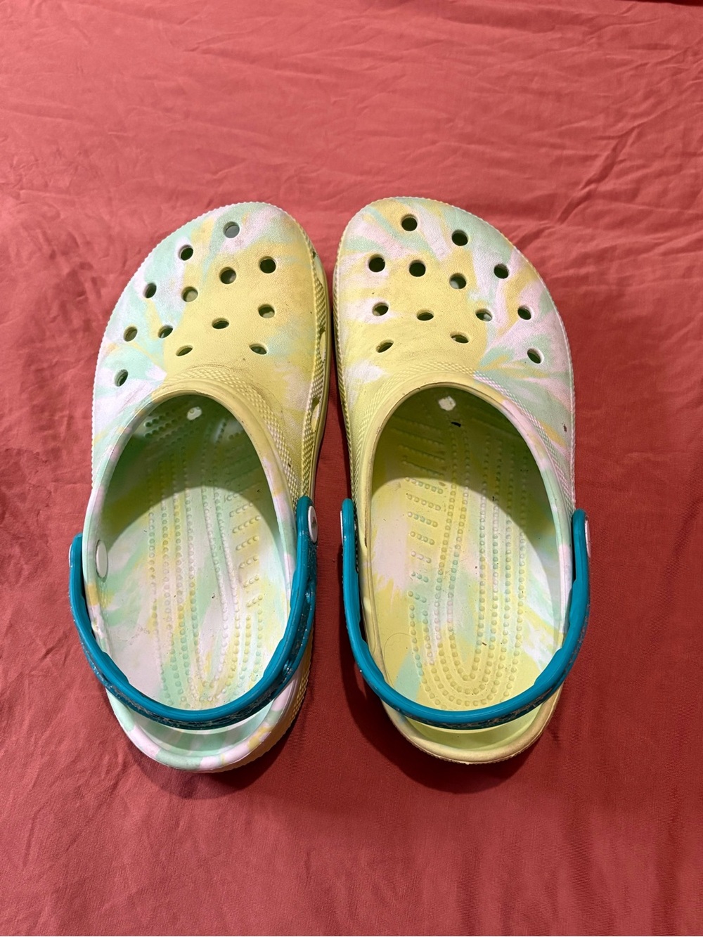 Jimmy buffet margaritaville Tie-Dye Clog with Teal Strap